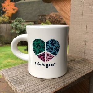 Life is good diner mug